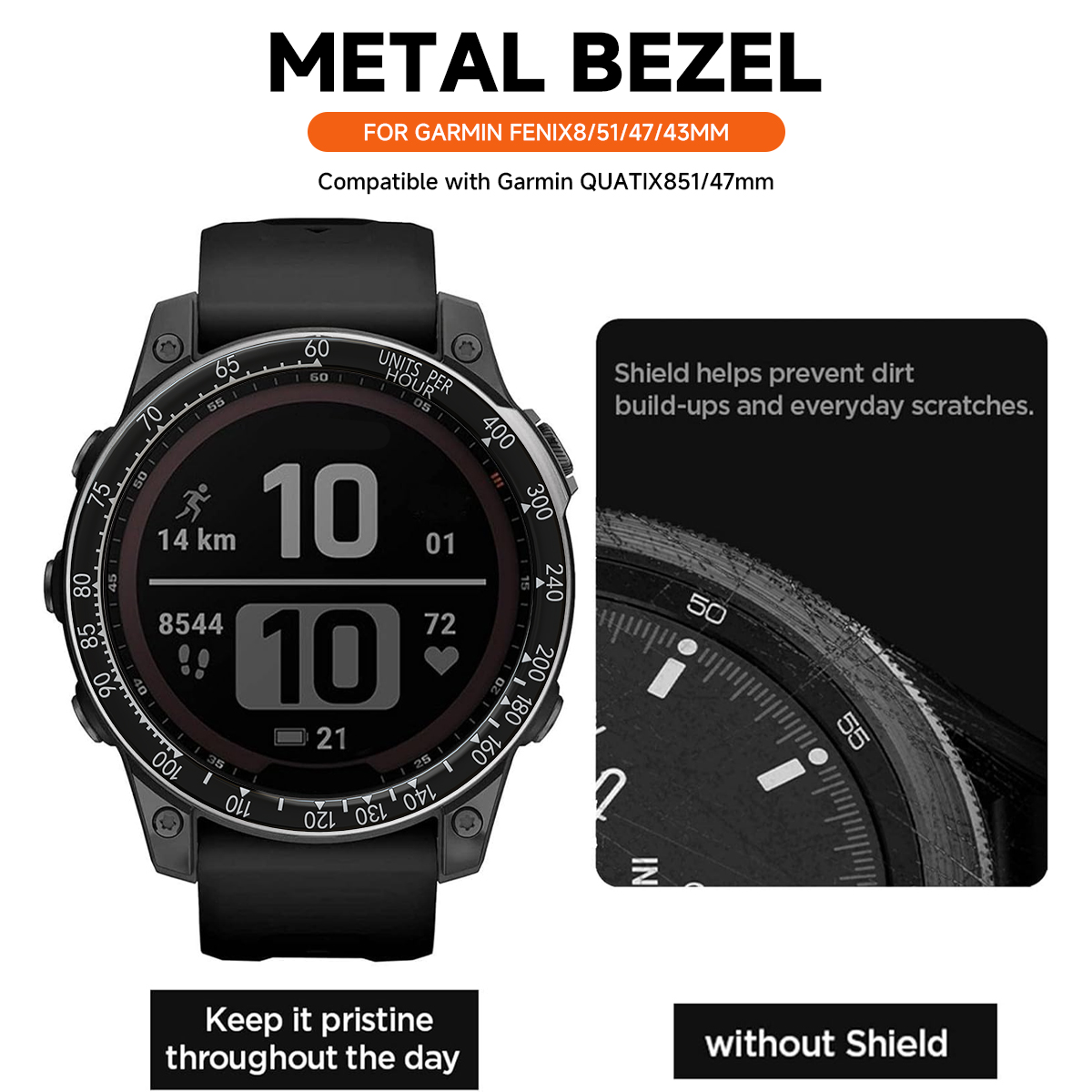 Phone Cases Android - Stainless Steel Bumper Cover For Garmin