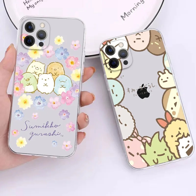 Phone Cases For Iphone 15 - Japan Cartoon Sumikko Gurashi Phone Case