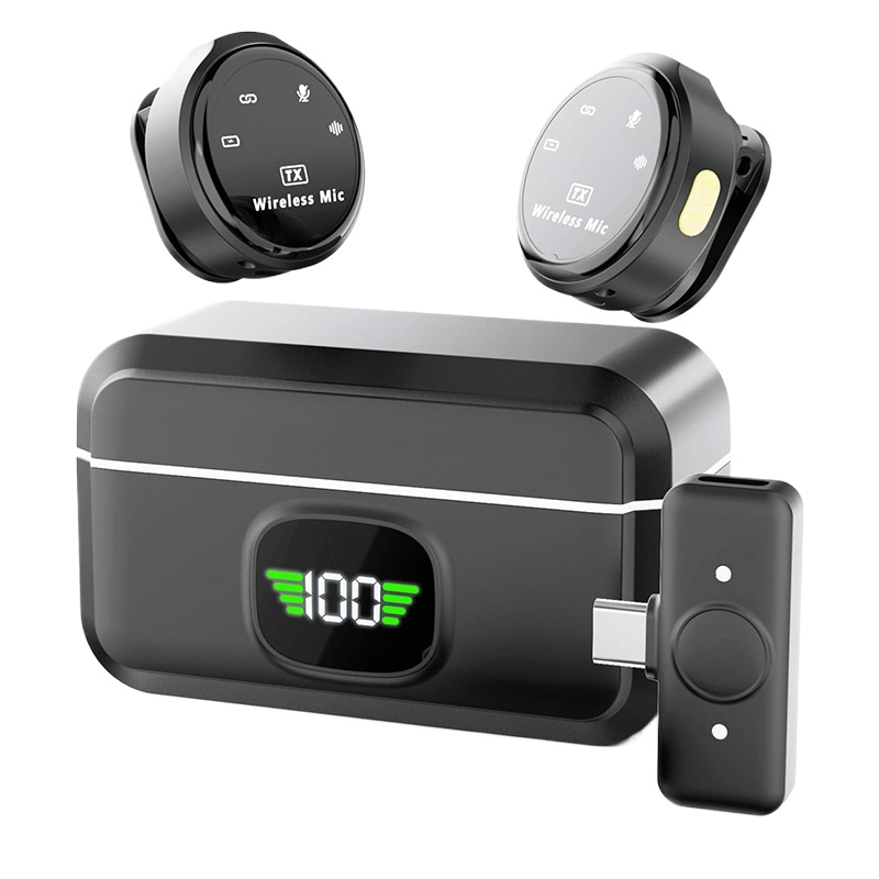 Phone Cases Android - Wireless Lavalier Microphone for iPhone Android