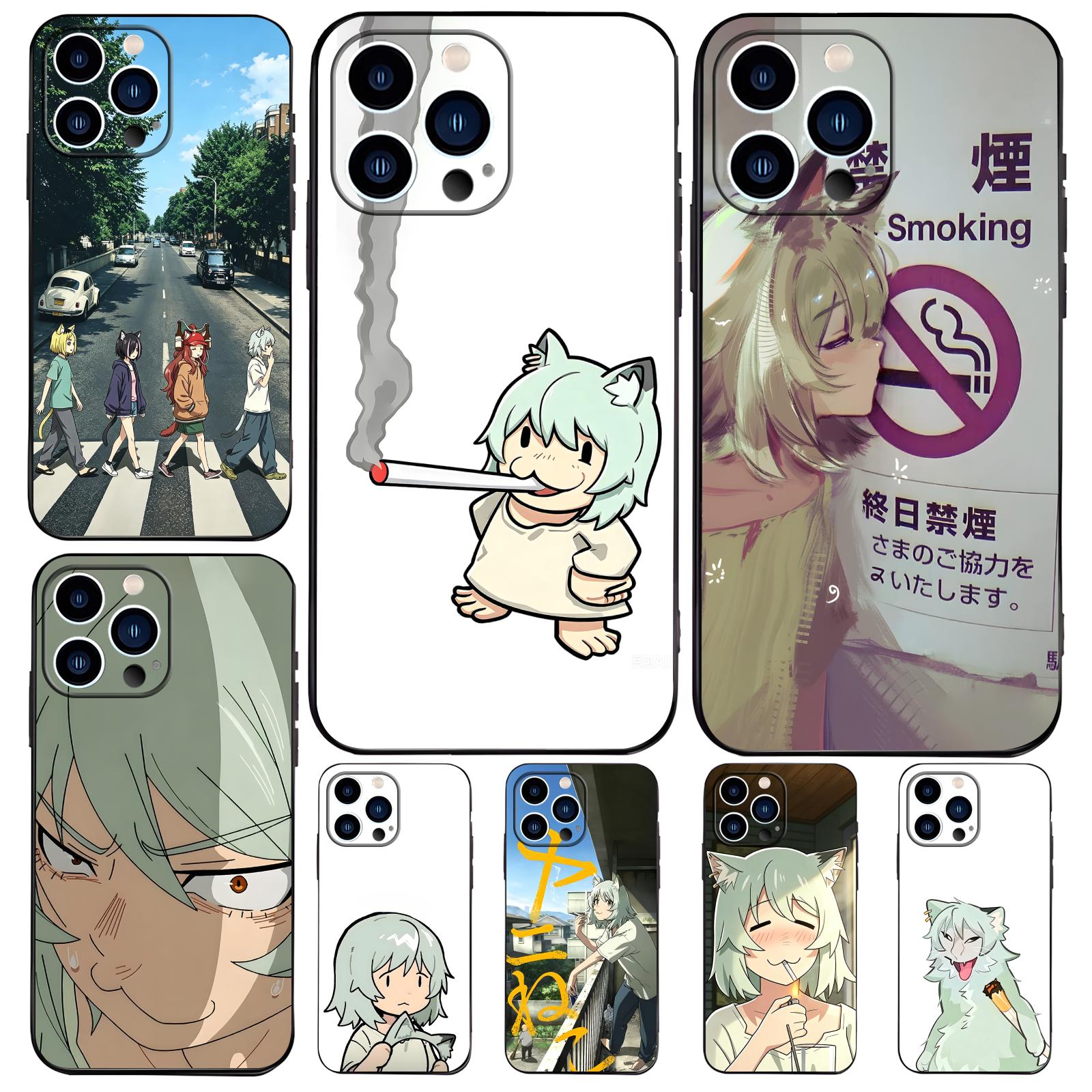 Phone Cases For Iphone 15 - Chainsmoker Cat Phone Case For iPhone17