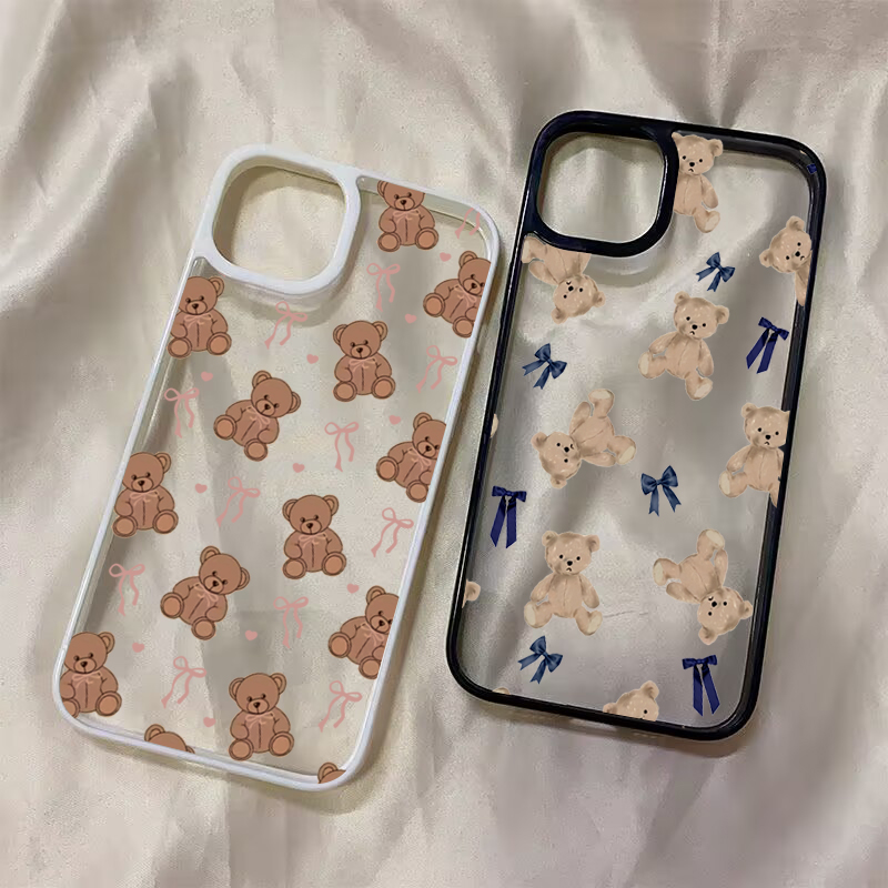 Phone Cases Galaxy A16 5G - Cute Teddy Bear Bowknot Phone Case