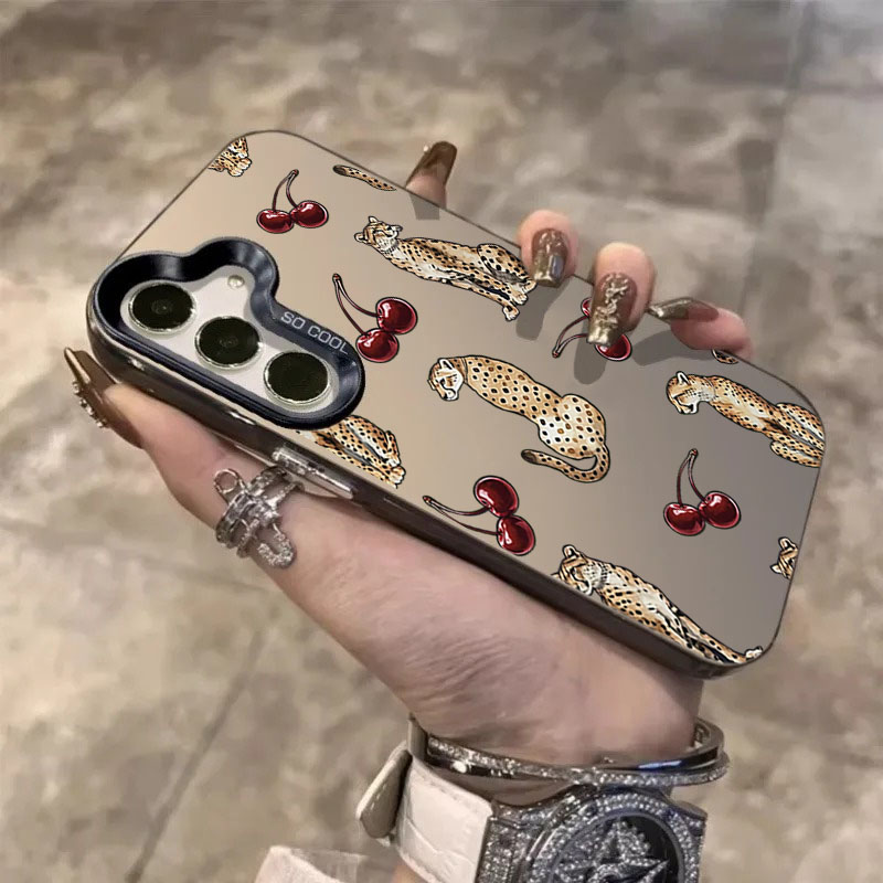 Cherry Leopard Design Laser Ph - Phone Cases Designer review and price