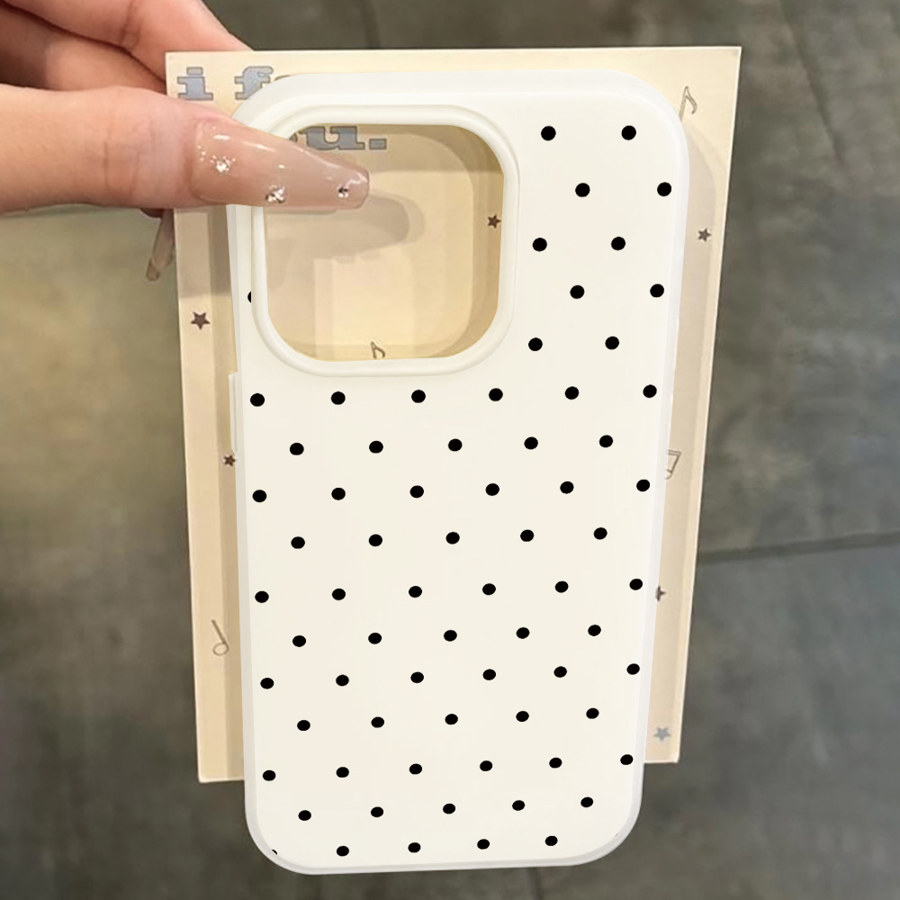 Minimalist Polka Dot Dustproof - Phone Cases Samsung S24 review and price
