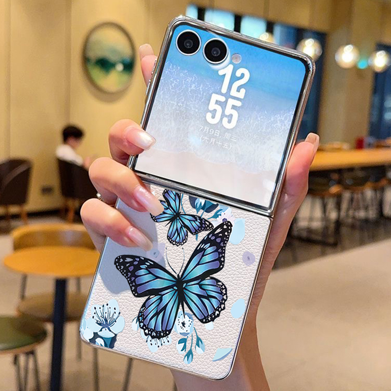 Purple Butterfly PU Leather Ph - Phone Cases Z Fold 6 review and price