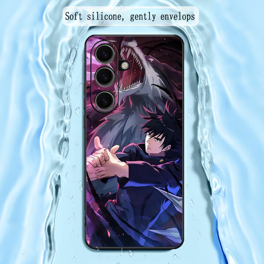 Megumi fushiguro hot anime pos - Phone Cases Samsung S24 review and price