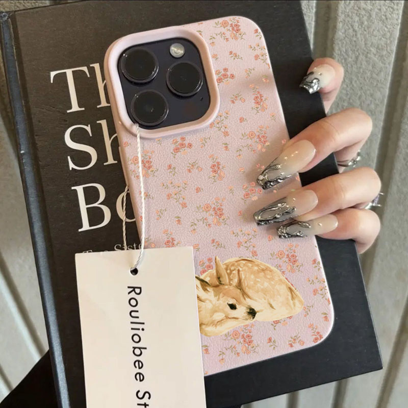 Cute Deer Full Floral Pattern  - Phone Cases Designer review and price