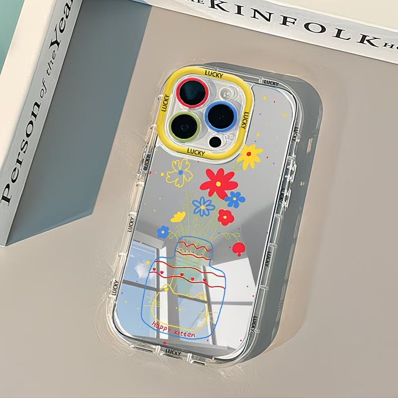 Summer Daisy Cat Vase Design M - Phone Cases Designer review and price